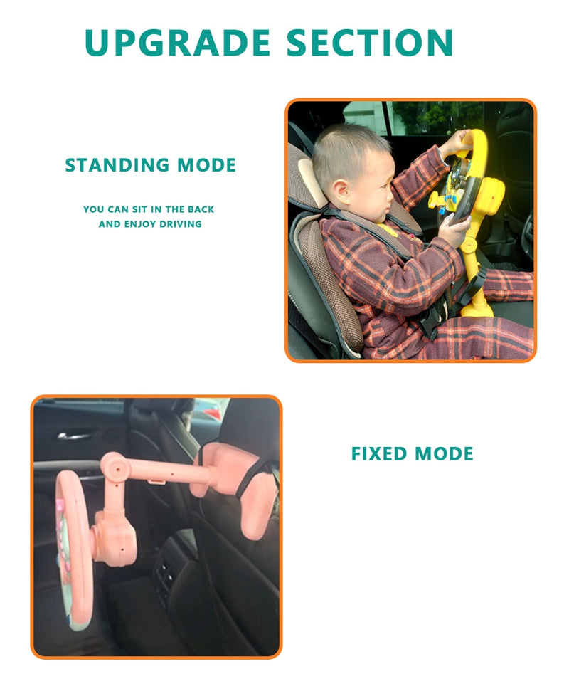 Eletric Simulation Steering Wheel Toy