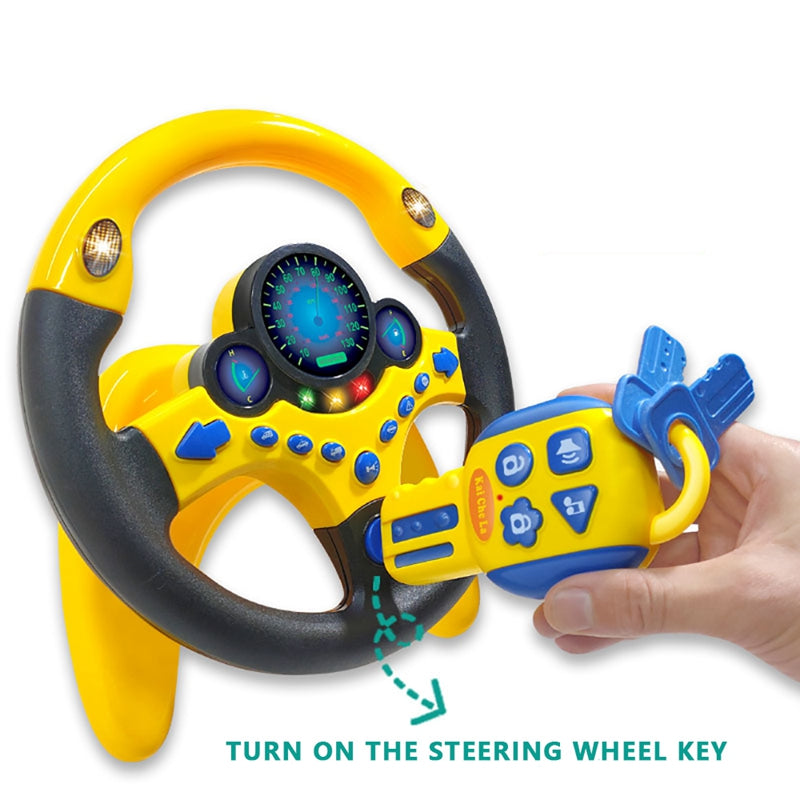 Eletric Simulation Steering Wheel Toy